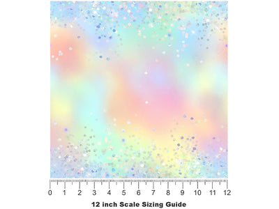 Halleys Comet Gemstone Vinyl Film Pattern Size 12 inch Scale~Rwraps Halleys Comet Gemstone Sizing Chart~2