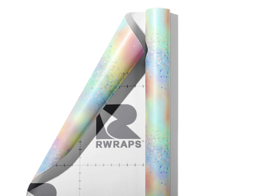 Halleys Comet Gemstone Wrap Film Sheets~Rwraps Series 914 Halleys Comet Gemstone Scrolled Sheet~3