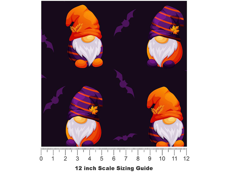 Halloween Ready Fantasy Vinyl Film Pattern Size 12 inch Scale~Rwraps Halloween Ready Fantasy Sizing Chart~2