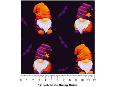Halloween Ready Fantasy Vinyl Film Pattern Size 12 inch Scale~Rwraps Halloween Ready Fantasy Sizing Chart~2