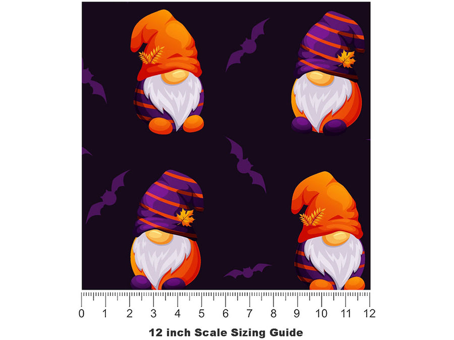 Halloween Ready Fantasy Vinyl Film Pattern Size 12 inch Scale~Rwraps Halloween Ready Fantasy Sizing Chart~2