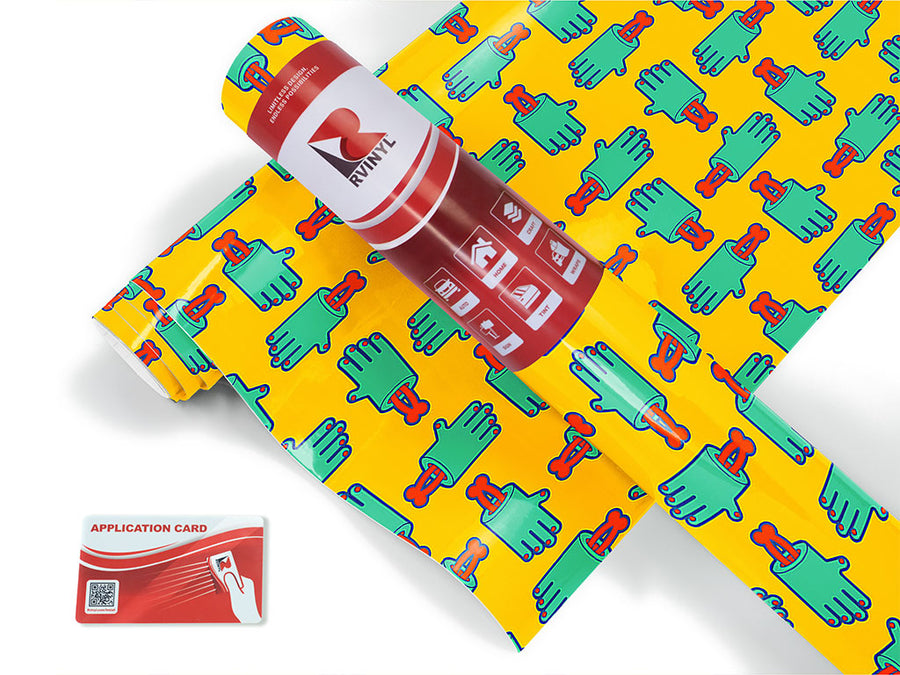 handshake horror horror Craft Vinyl Roll