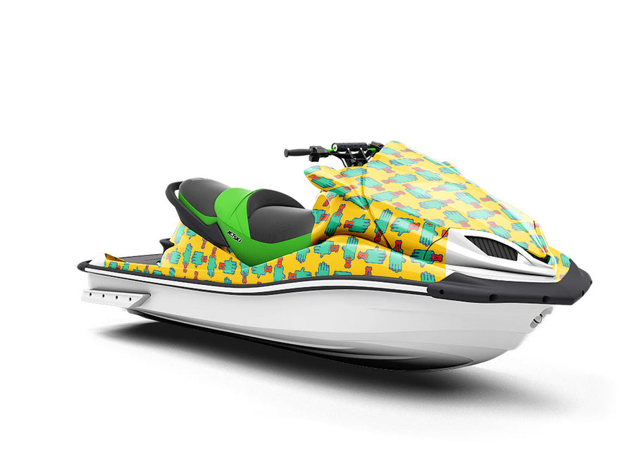 Handshake Horror Zombie Jet Ski Vinyl Customized Wrap
