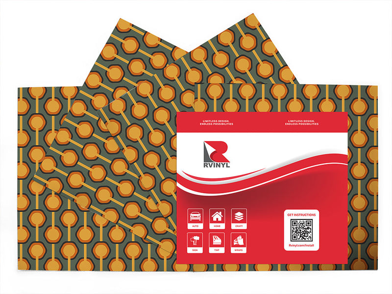 hangin on retro Craft Vinyl Sheet Pack