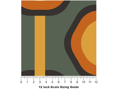 Hangin On Retro Vinyl Film Pattern Size 12 inch Scale~Rwraps Hangin On Retro Sizing Chart~2