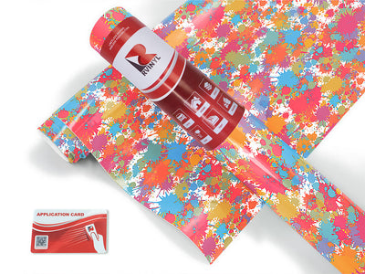 happy accidents paint splatter Craft Vinyl Roll