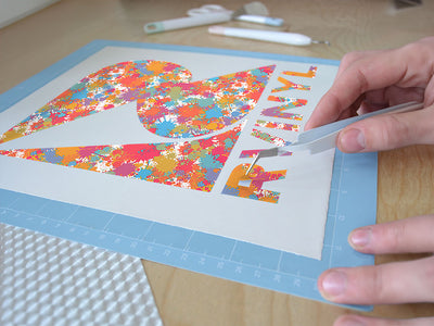 happy accidents paint splatter Easy Weed Craft Vinyl