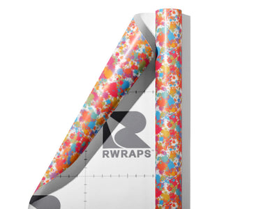 Happy Accidents Paint Splatter Wrap Film Sheets~Rwraps Series 914 Happy Accidents Paint Splatter Scrolled Sheet~3