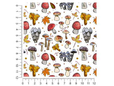 happy caps mushroom 1ft x 1ft Craft Sheets