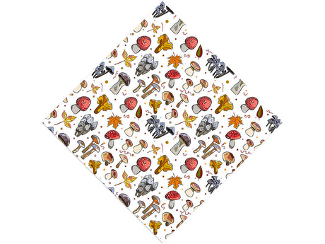 Happy Caps Mushroom Vinyl Wrap Pattern