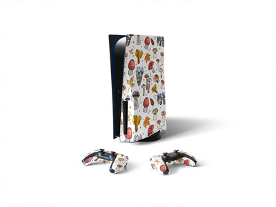 happy caps mushroom Sony PS5 DIY Skin