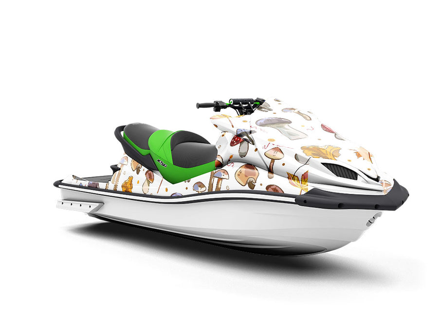 Happy Caps Mushroom Jet Ski Vinyl Customized Wrap