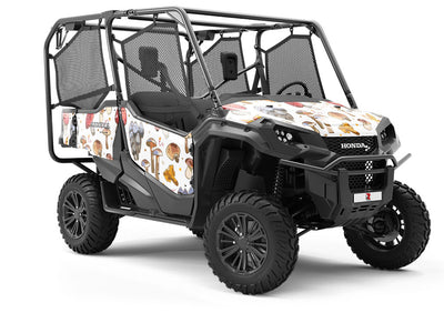 Happy Caps Mushroom Utility Vehicle Vinyl Wrap