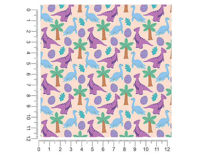 happy hadrosaurs dinosaur 1ft x 1ft Craft Sheets