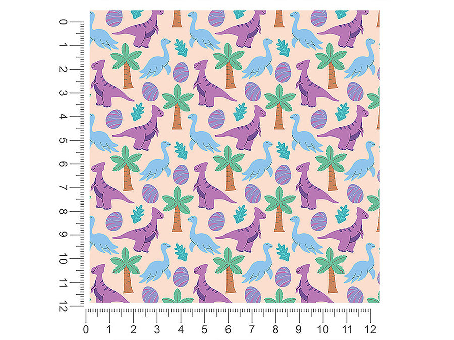 happy hadrosaurs dinosaur 1ft x 1ft Craft Sheets