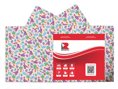 happy hadrosaurs dinosaur Craft Vinyl Sheet Pack