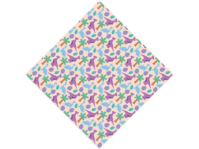 Happy Hadrosaurs Dinosaur Vinyl Wrap Pattern