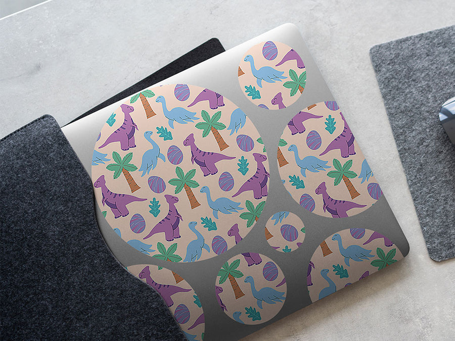 happy hadrosaurs dinosaur DIY Laptop Stickers