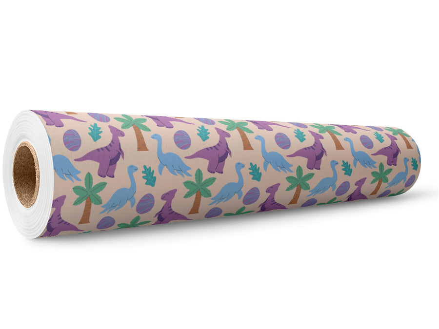 Happy Hadrosaurs Dinosaur Wrap Film Wholesale Roll~Rwraps Series 914 Digitally Printed Vinyl Roll~5