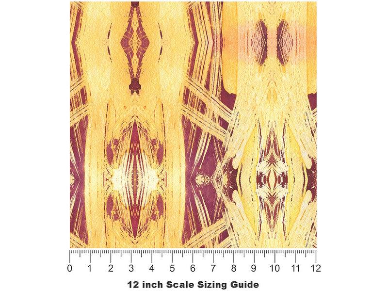 Happy Handshakes Watercolor Vinyl Film Pattern Size 12 inch Scale~Rwraps Happy Handshakes Watercolor Sizing Chart~2