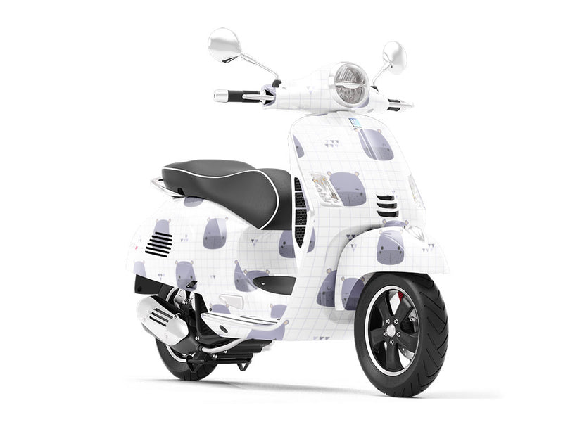 Happy Happy Animal Vespa Scooter Wrap Film