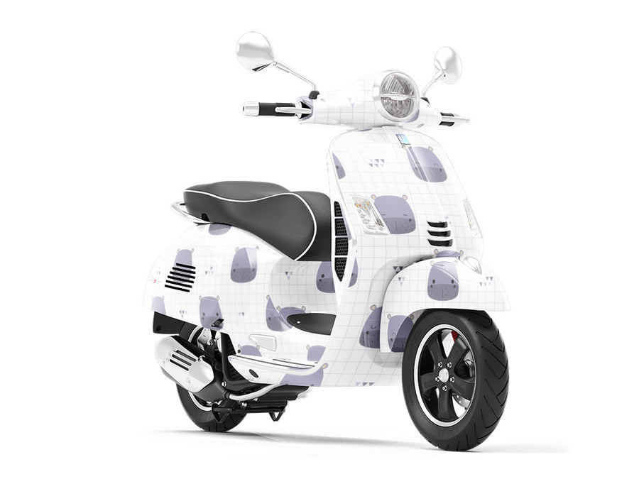 Happy Happy Animal Vespa Scooter Wrap Film