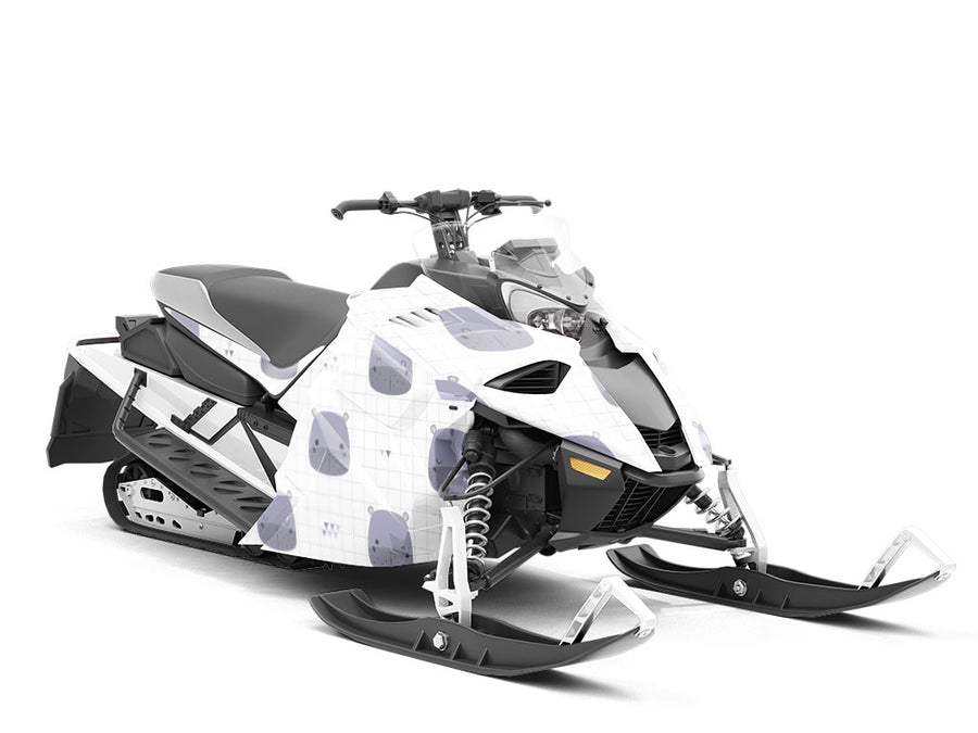 Happy Happy Animal Custom Wrapped Snowmobile