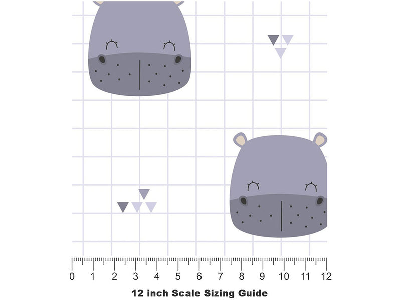 Happy Happy Animal Vinyl Film Pattern Size 12 inch Scale~Rwraps Happy Happy Animal Sizing Chart~2