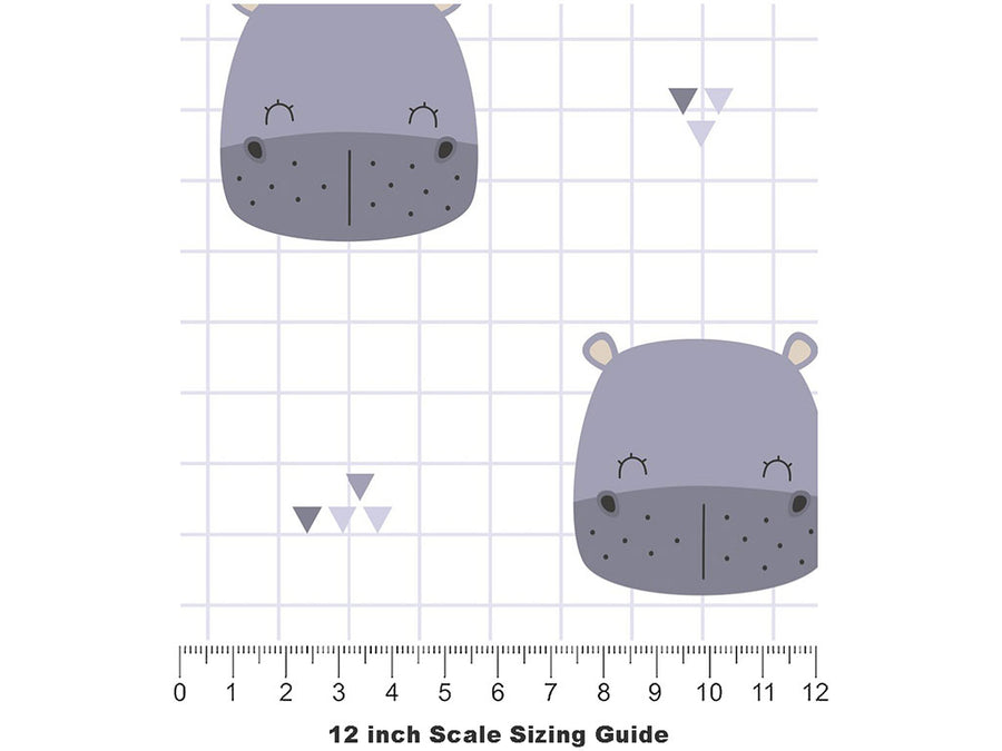 Happy Happy Animal Vinyl Film Pattern Size 12 inch Scale~Rwraps Happy Happy Animal Sizing Chart~2