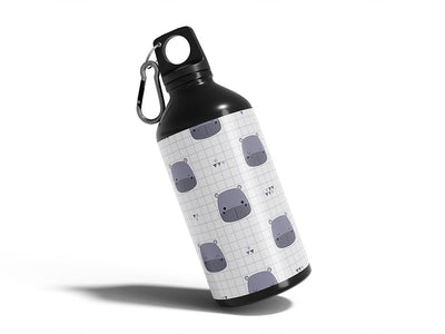 happy happy animal Water Bottle DIY Stickers