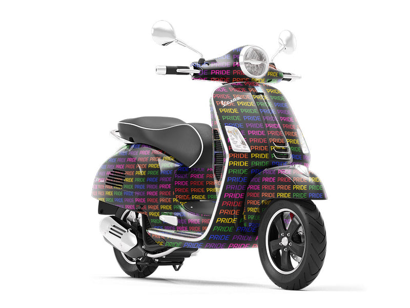 Happy June Americana Vespa Scooter Wrap Film