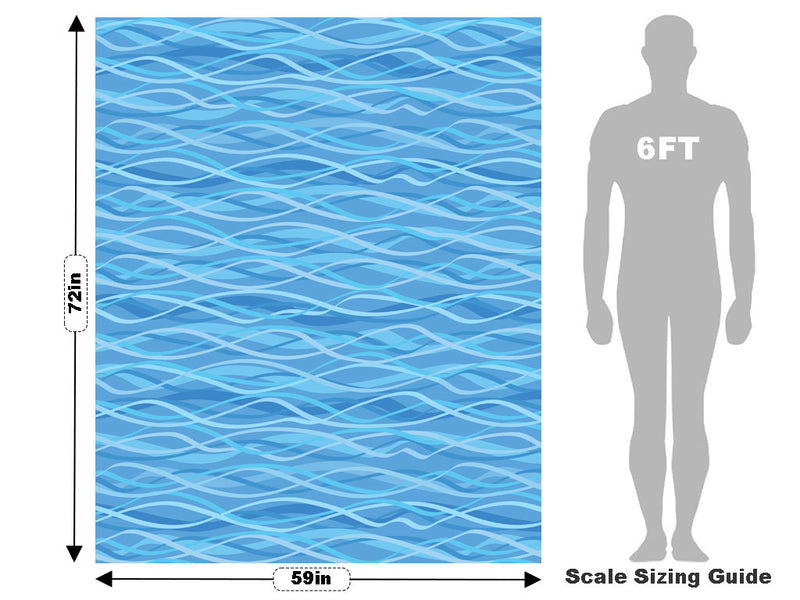 Happy Swimming Water Vehicle Wrap Scale~Rwraps Series 914 Happy Swimming Water Measurements~1