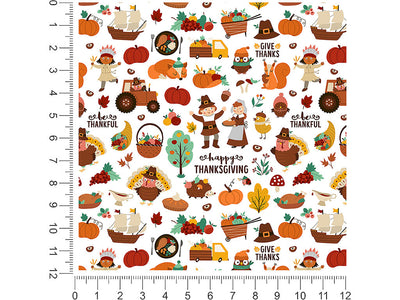 happy thanksgiving  1ft x 1ft Craft Sheets