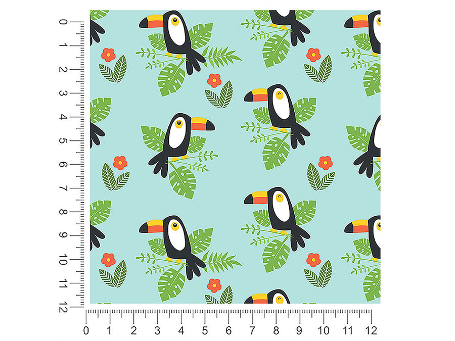 happy tropics bird 1ft x 1ft Craft Sheets