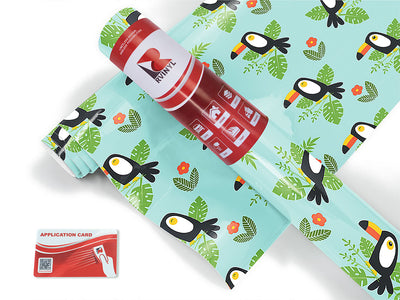 happy tropics bird Craft Vinyl Roll