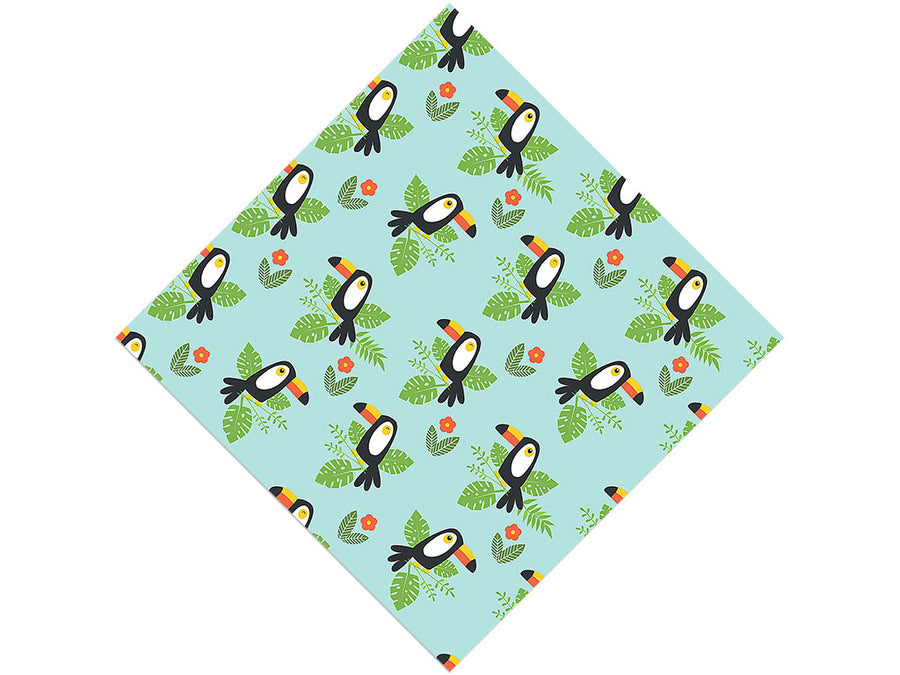 Happy Tropics Birds Vinyl Wrap Pattern