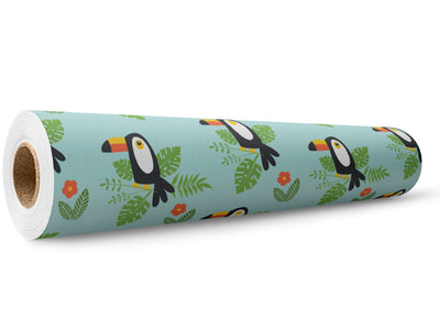 Happy Tropics Birds Wrap Film Wholesale Roll~Rwraps Series 914 Digitally Printed Vinyl Roll~5