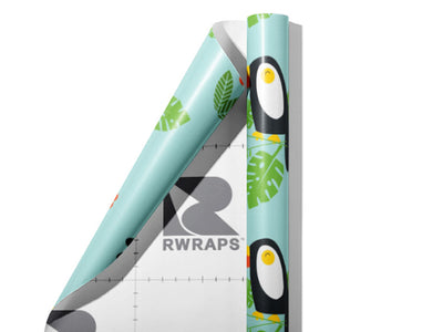 Happy Tropics Birds Wrap Film Sheets~Rwraps Series 914 Happy Tropics Birds Scrolled Sheet~3