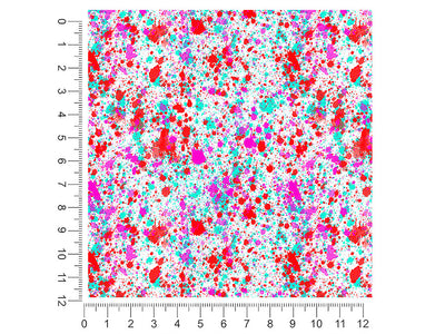 happy valentine paint splatter 1ft x 1ft Craft Sheets