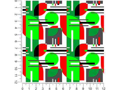 hard apple abstract geometric 1ft x 1ft Craft Sheets