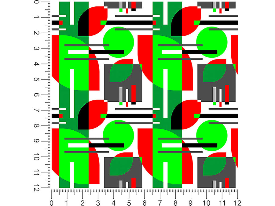 hard apple abstract geometric 1ft x 1ft Craft Sheets