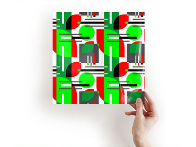 hard apple abstract geometric Craft Sheets