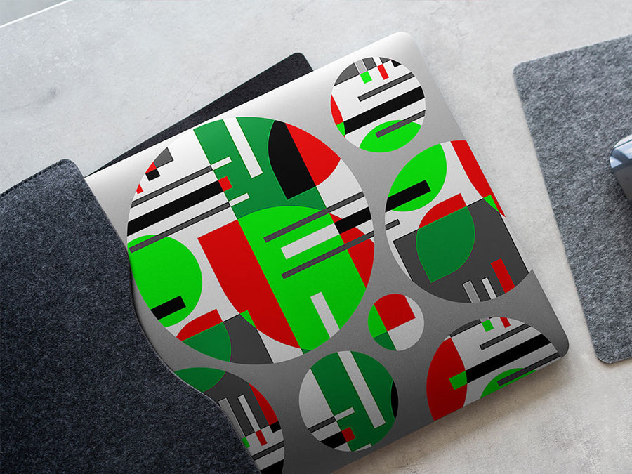 hard apple abstract geometric DIY Laptop Stickers