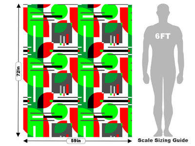 Hard Apple Abstract Vehicle Wrap Scale~Rwraps Series 914 Hard Apple Abstract Measurements~1