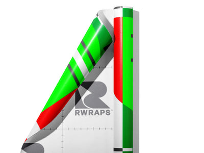 Hard Apple Abstract Wrap Film Sheets~Rwraps Series 914 Hard Apple Abstract Scrolled Sheet~3