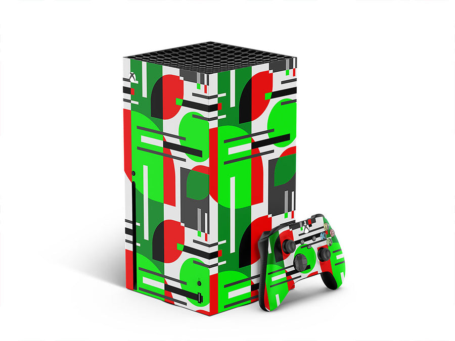 hard apple abstract geometric XBOX DIY Decal