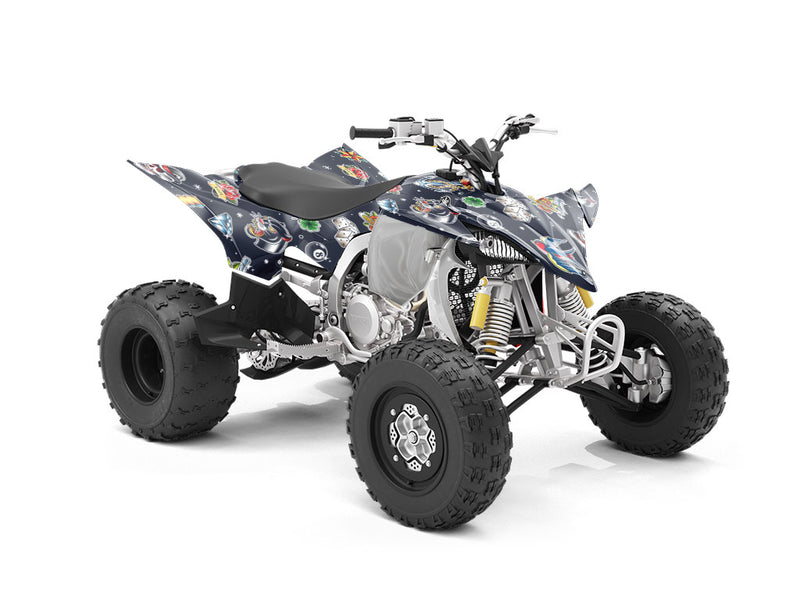 Hardcore Classic Tattoo ATV Wrapping Vinyl