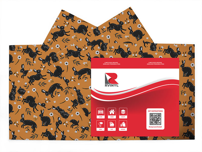 hare brains animal Craft Vinyl Sheet Pack