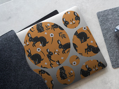 hare brains animal DIY Laptop Stickers