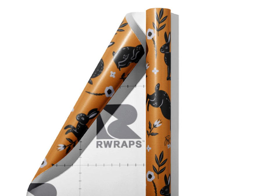 Hare Brains Animal Wrap Film Sheets~Rwraps Series 914 Hare Brains Animal Scrolled Sheet~3